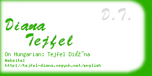 diana tejfel business card